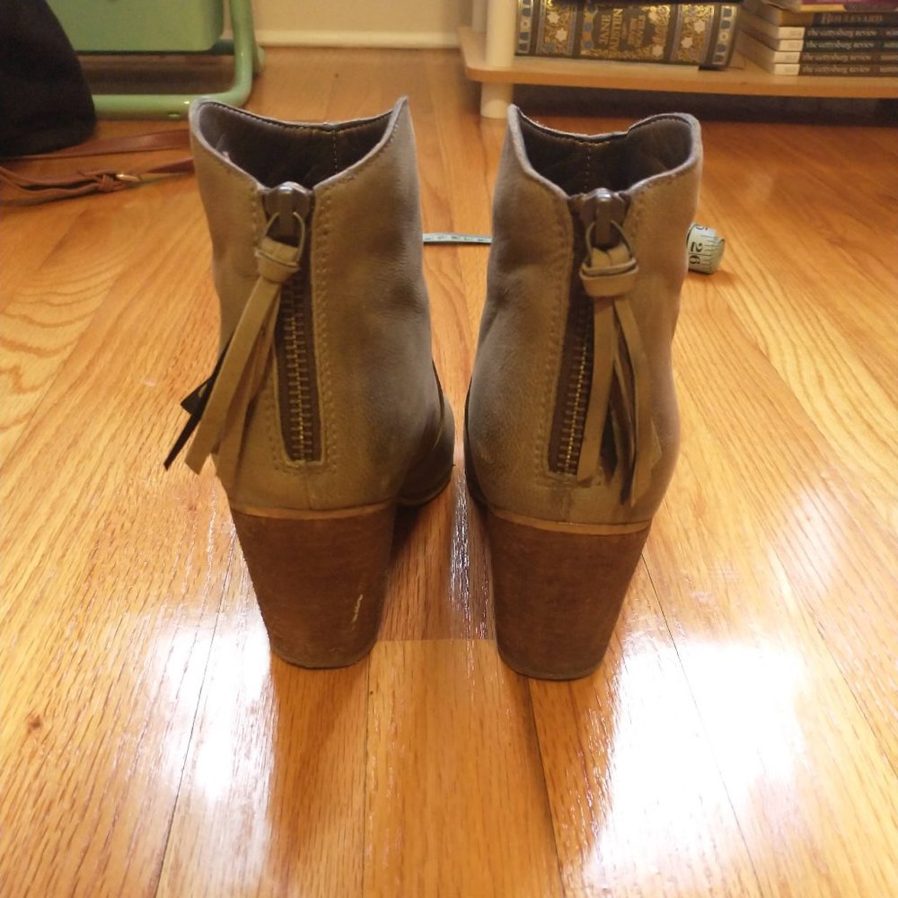 Nordstrom BP Trott Bootie in Chocolate Leather 7M - Picture 4 of 6